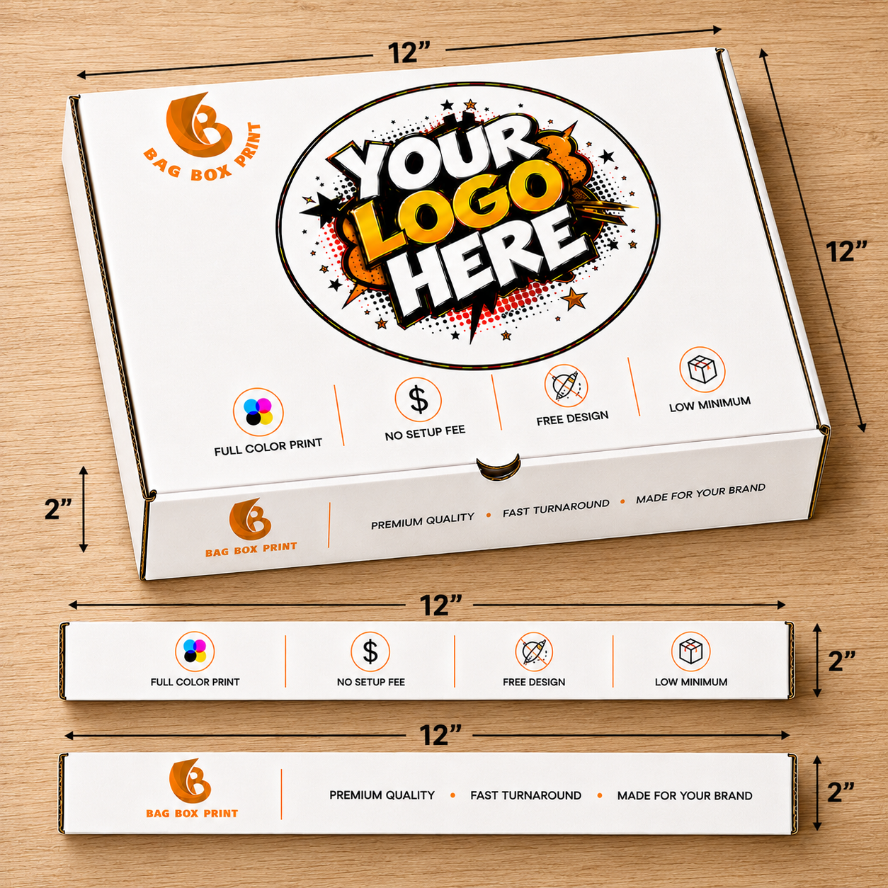 Custom Printed Pizza boxes
