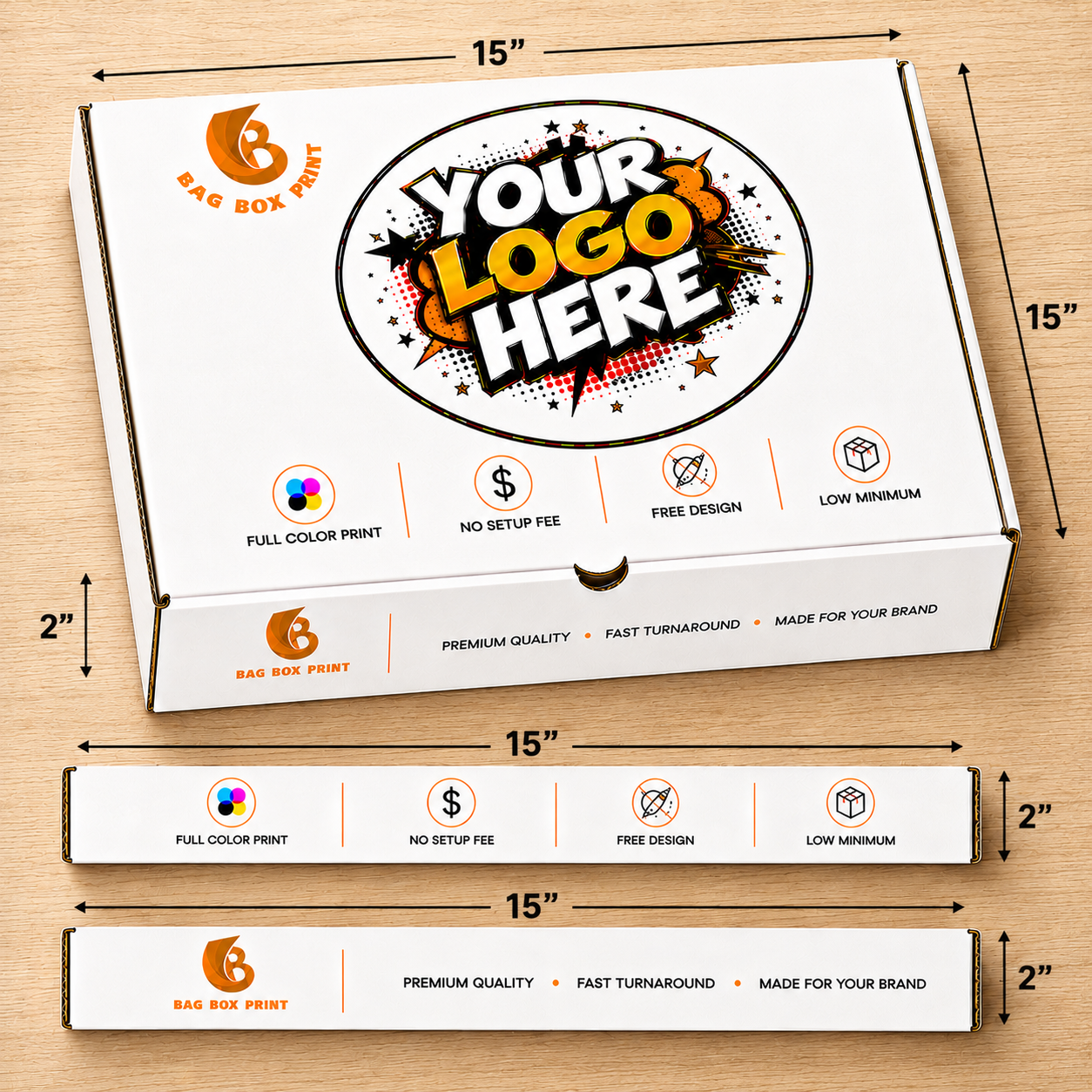 Custom Printed Pizza boxes
