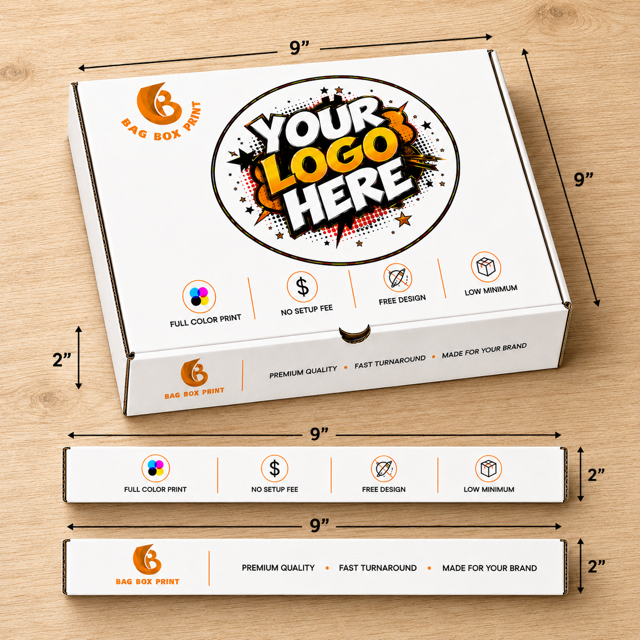 Custom Printed Pizza boxes