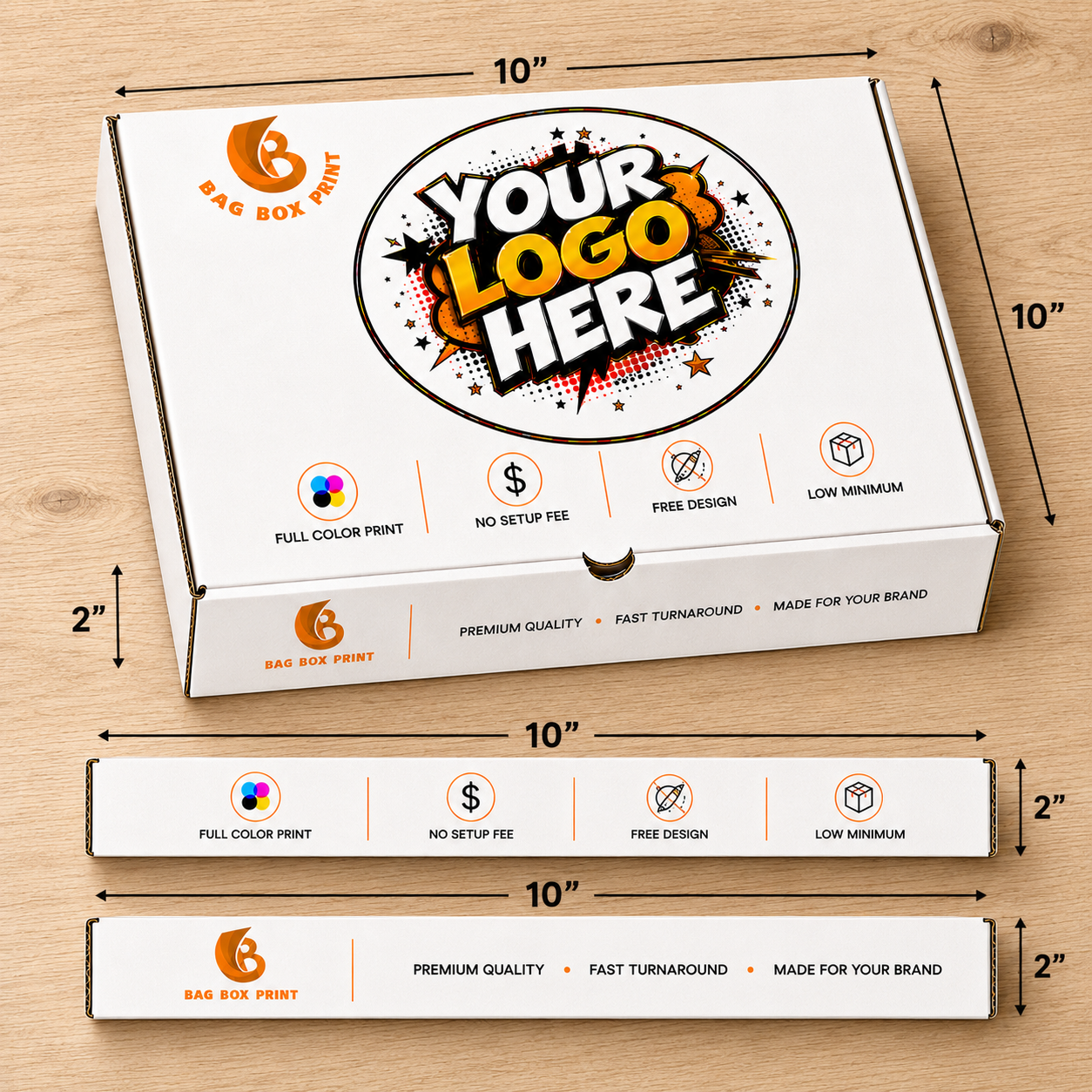 Custom Printed Pizza boxes