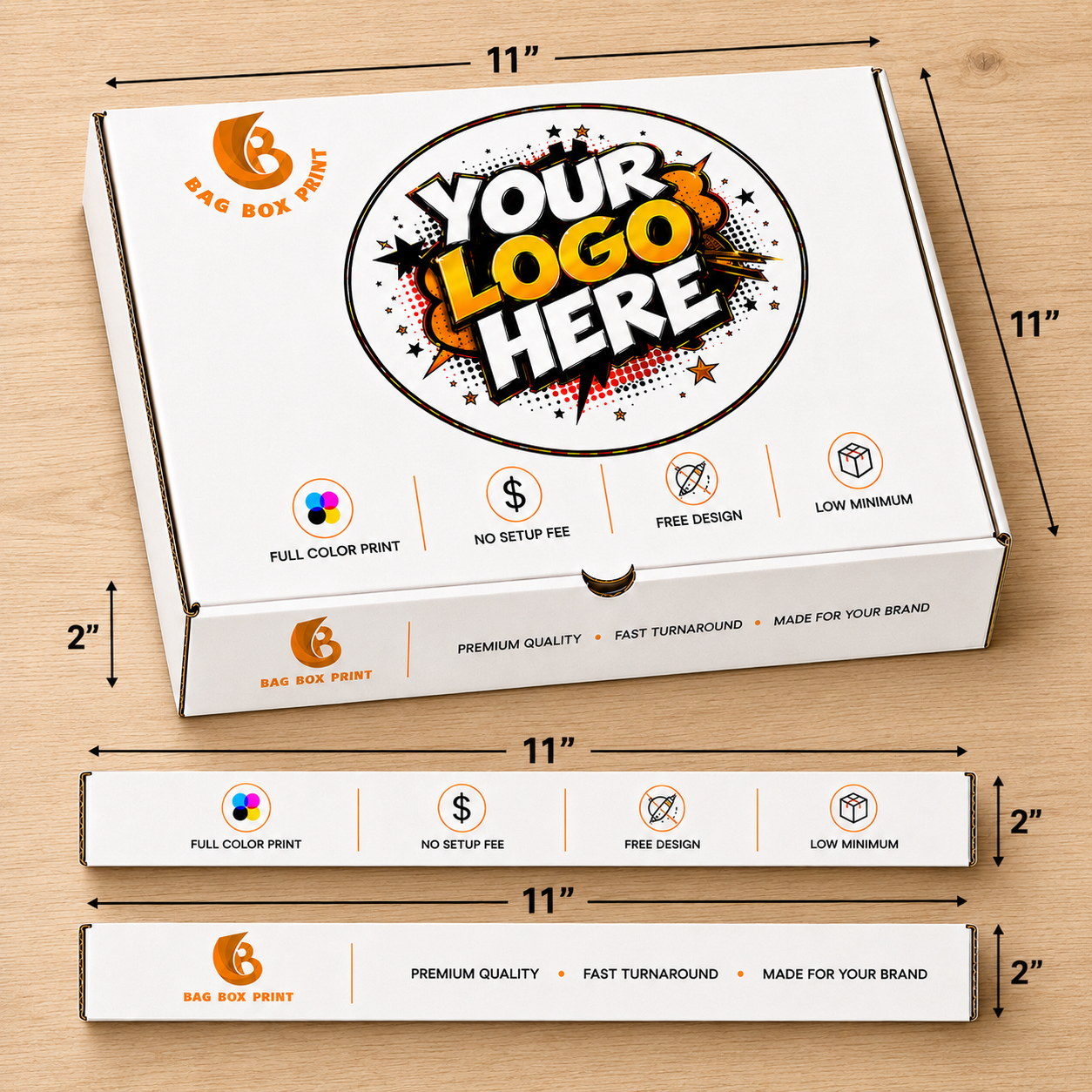 Custom Printed Pizza boxes